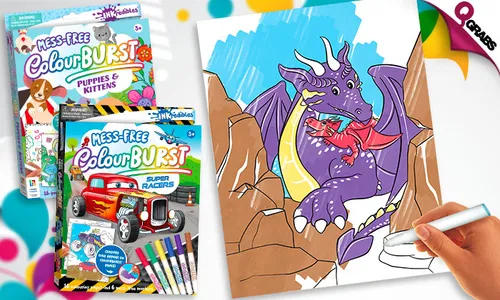 Hinkler's Inkredibles Coloring Sets For Kids!